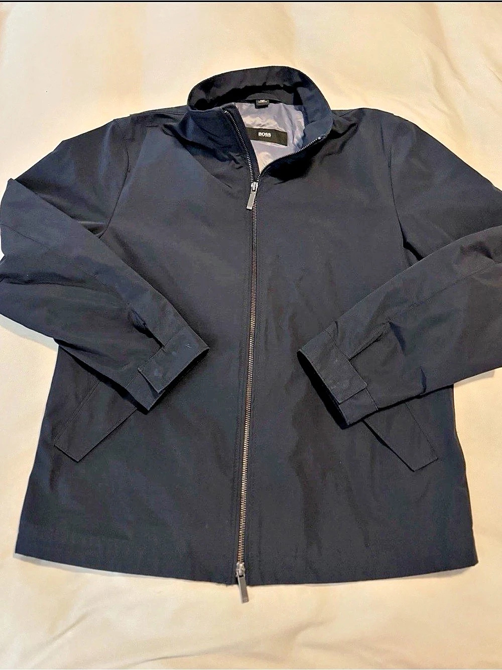 BOSS Calmar1 Men's Lightweight Jacket Black size eur 48 US 38R